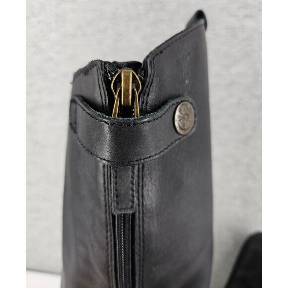 SAM EDELMON WOMENS BLACK LEATHER RIDING BOOTS PENNY 2 STYLE SIZE 6.5M - Picture 13 of 16